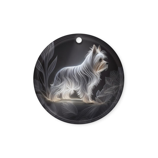 Spirit Yorkie ornament