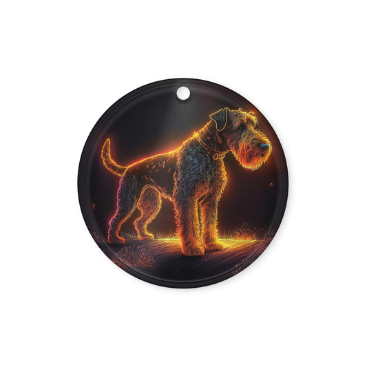 Spirit Airedale ornament