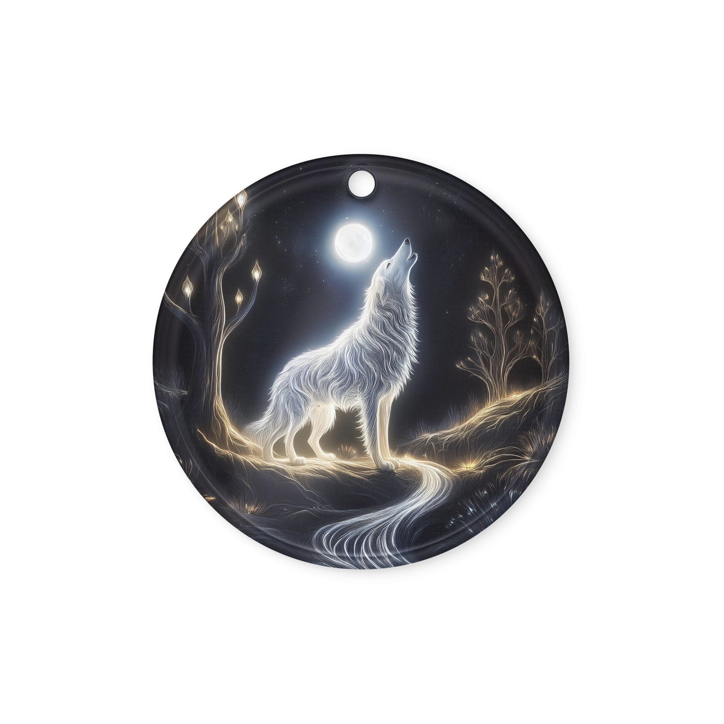 Spirit Borzoi ornament